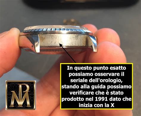 codice seriale rolex dove si trova|rolex clock serial numbers.